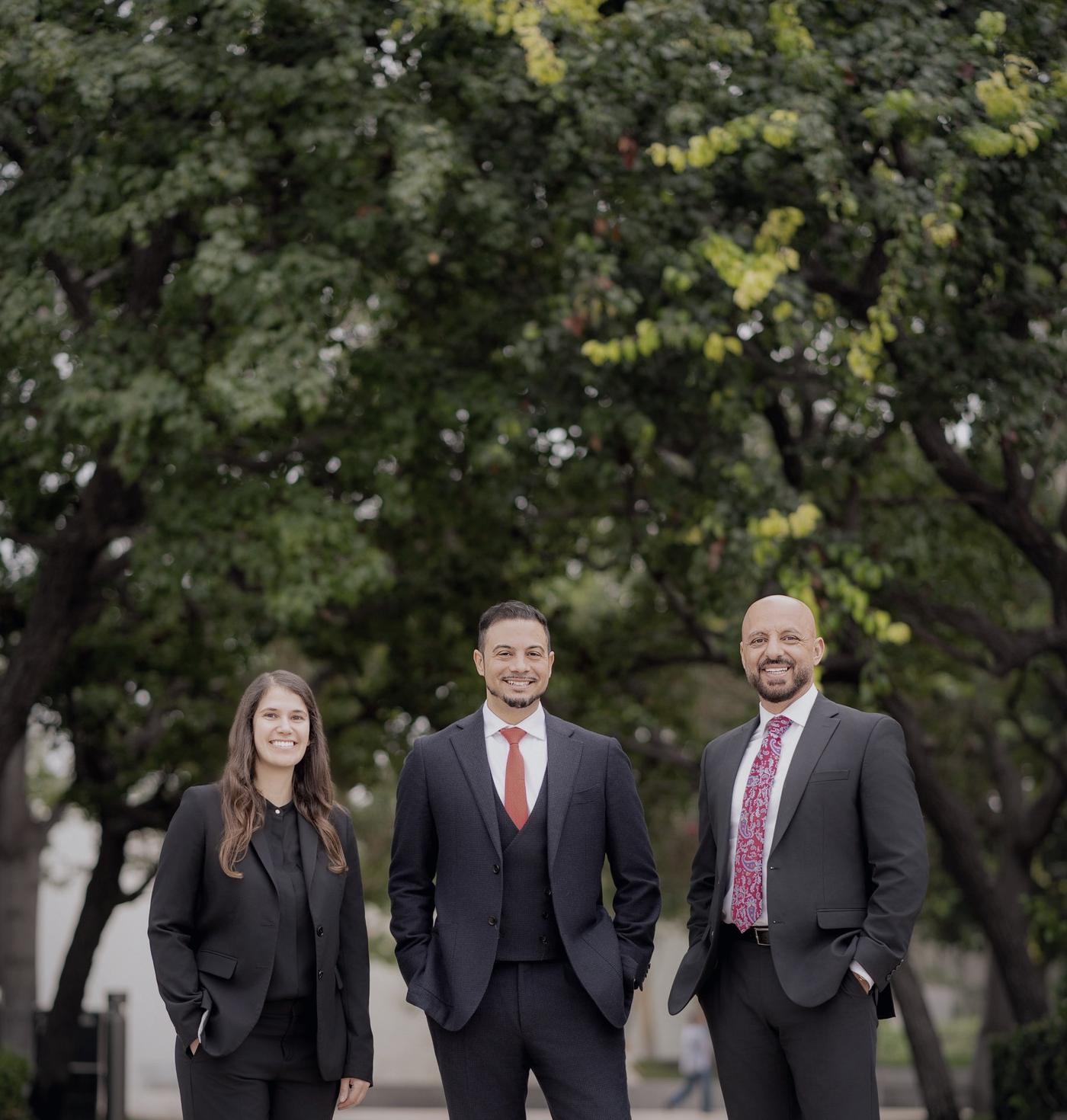 Lisa Noveck, Jonathan LaCour and Rony Barsoum